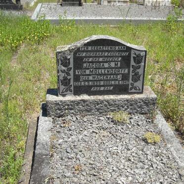 MOLLENDORFF Jacoba S.M., von nee WAGENAAR 1899-1947