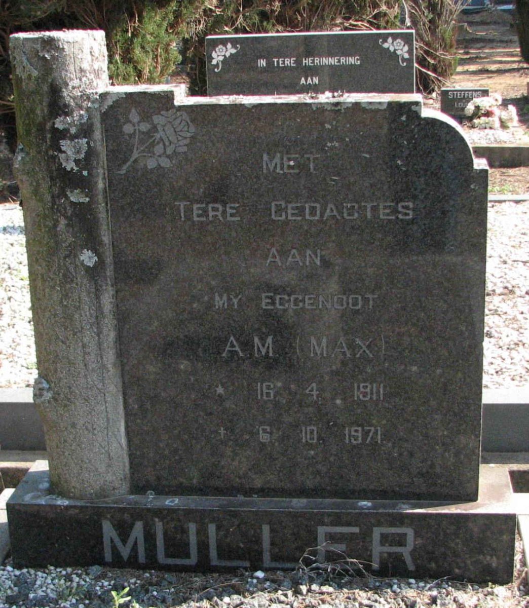 MULLER A.M. 1911-1971
