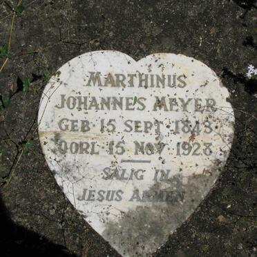 MEYER Marthinus Johannes 1843-1928