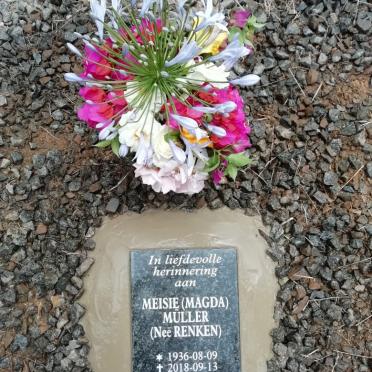 MULLER Magda nee RENKEN 1936-2018