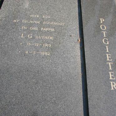 POTGIETER L.G. 1919-1982