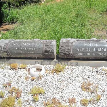 RIDDER Stephanus A., de 1893-1972 &amp; Edith 1904-1984