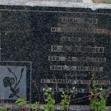 RIDDER H.A., de 1896-1955