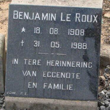 ROUX Benjamin, le 1908-1988