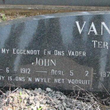 ROOYEN John, van 1912-1975