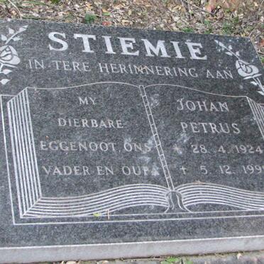 STIEMIE Johan Petrus 1924-1999