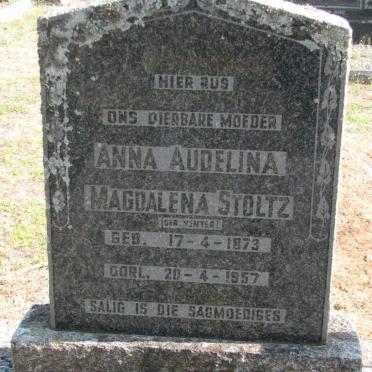 STOLTZ Anna Audelina Magdalena nee VENTER 1873-1957