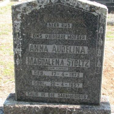 STOLTZ Anna Audelina Magdalena nee VENTER 1873-1957