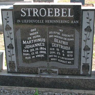 STROEBEL Marthinus Johannes 1904-1988 &amp; Beatrix Gertruida 1906-1973