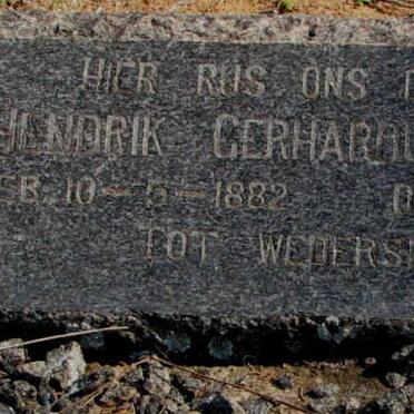 VUUREN Hendrik Gerhardus, van 1882-1???