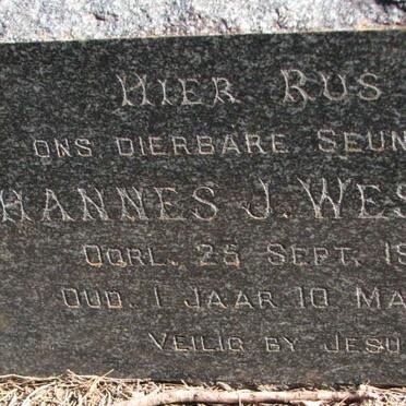 WESTRAAD Johannes J. -1958