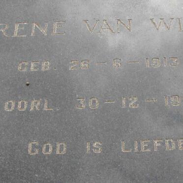 WIJK Irene, van 1913-1991