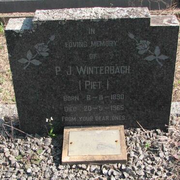 WINTERBACH P.J. 1890-1965 :: WINTERBACH Sally