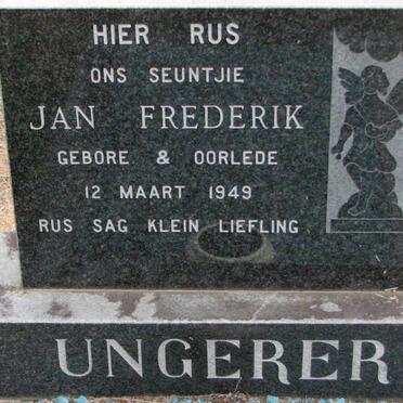 UNGERER Jan Frederik 1949-1949