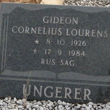 UNGERER Gideon Cornelius Lourens 1926-1984
