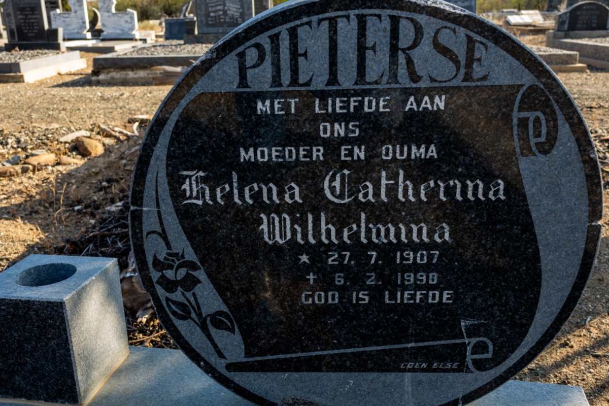 PIETERSE Helena Catherina Wilhelmina 1907-1998