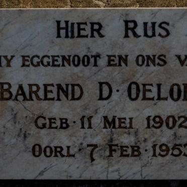OELOFSE Barend D. 1902-1953