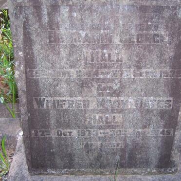 HALL Benjamin George 1864-1935 &amp; Winifred Mary Oates 1873-1945