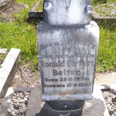 BELTER Ronald Corbett 1934-1942
