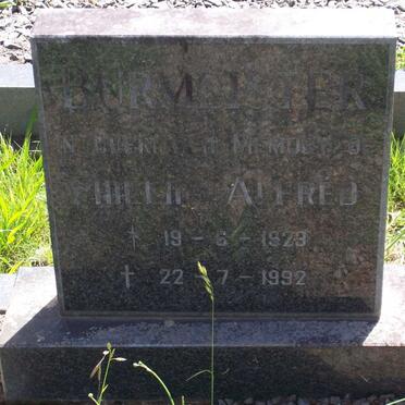 BURMEISTER Philip Alfred 1923-1992