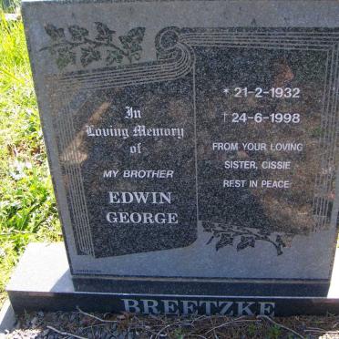 BREETZKE Edwin George 1932-1998