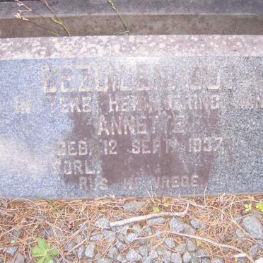 BEZUIDENHOUT Annette 1937-