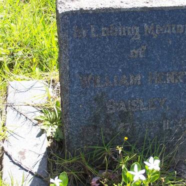 BAISLEY William Henry 1947-1948