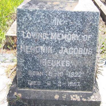 BEUKES Hendrik Jacobus 1922-1957