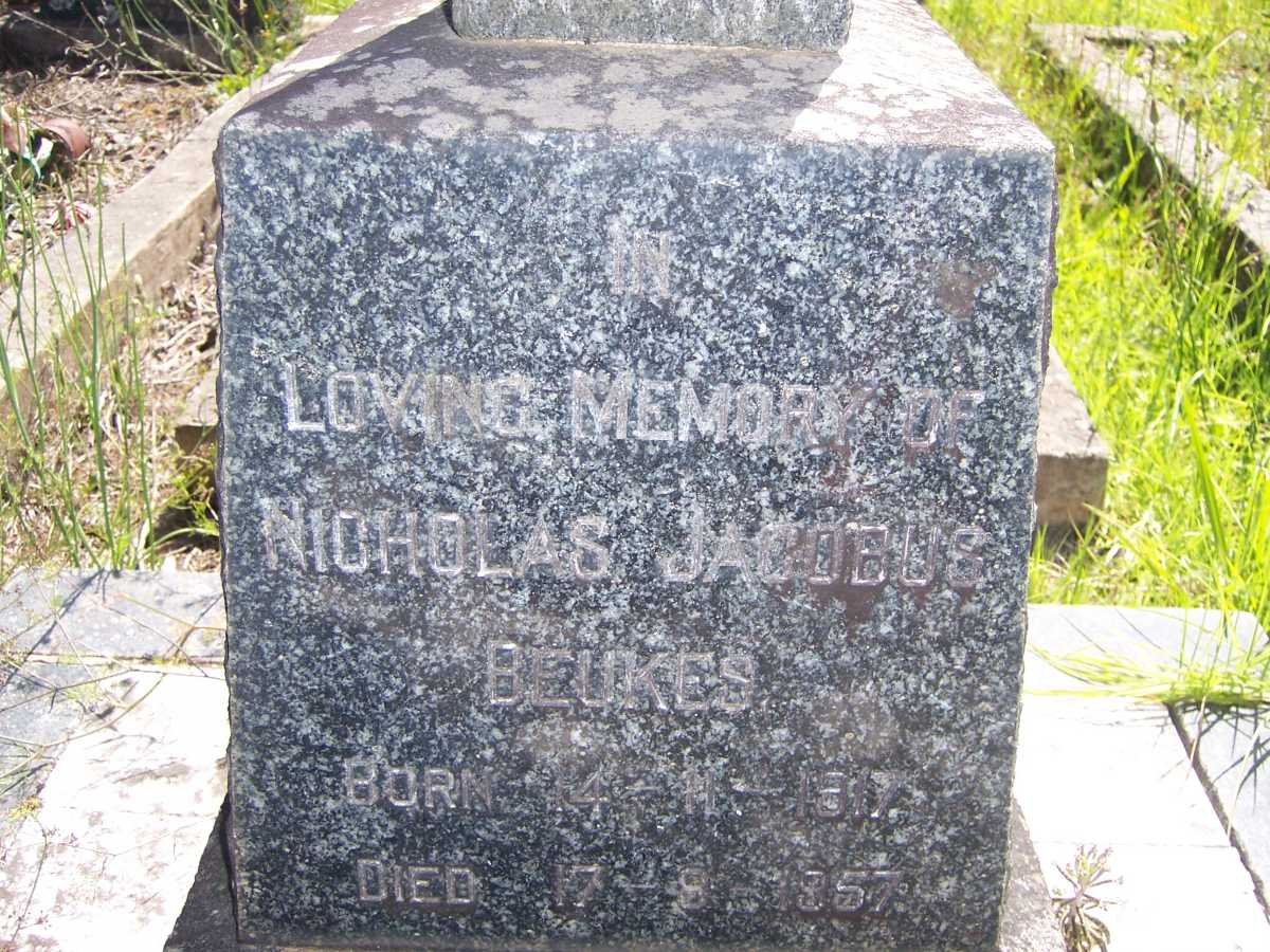 BEUKES Nicholas Jacobus 1917-1957