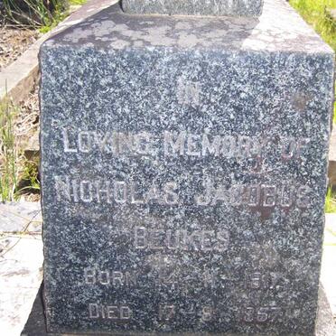 BEUKES Nicholas Jacobus 1917-1957