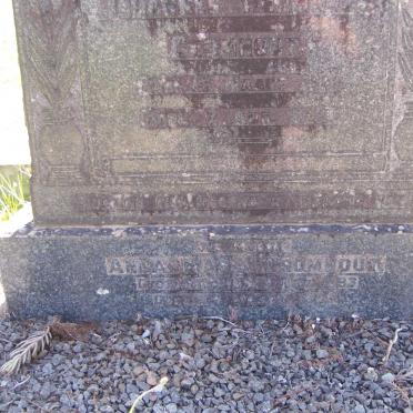CROMHOUT Johannes Hermanus &amp; Anna Maria 1893-