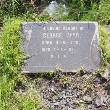 CARR George 1898-1970