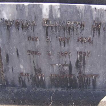 CROUS Susanna Elizabeth 1882-1937