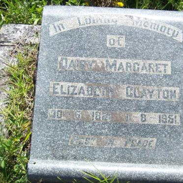 CLAYTON Daisy Margaret Elizabeth 1881-1951