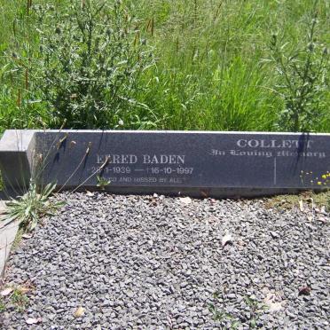 COLLETT Elred Baden 1939-1997