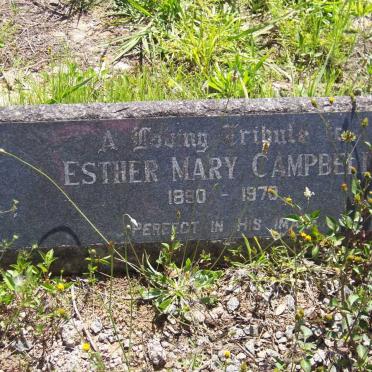 CAMPBELL Esther Mary 1890-1970