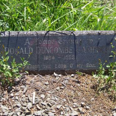CAMPBELL Donald Duncombe 1894-1963