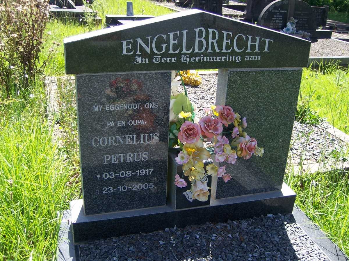 ENGELBRECHT Cornelius Petrus 1917-2005