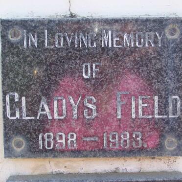 FIELD Gladys 1898-1983