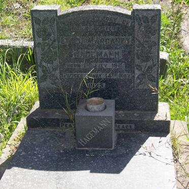 HAGEMANN Ethel Margaret 1911-1925