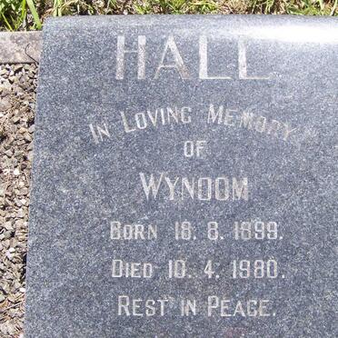HALL Wynoom 1899-1980
