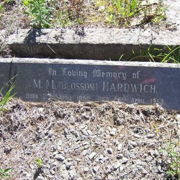 HARDWICH M.M. 1890-1953