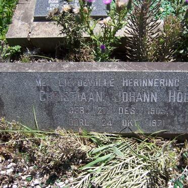 HOLL Christiaan Johann 1905-1971