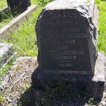 HART James 1865-1933 &amp; Catharine Jane 1865-1936
