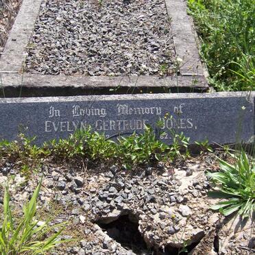 JONES Evelyn Gertrude 1917-1962