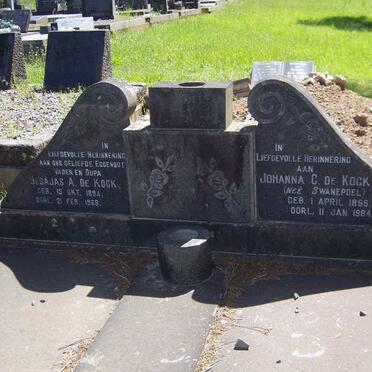 KOCK Jesajas A., de 1894-1968 &amp; Johanna C. SWANEPOEL 1896-1984