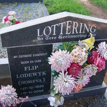 LOTTERING Flip Lodewyk 1925-2004