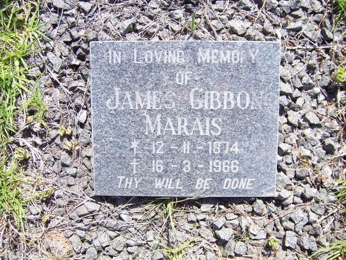 MARAIS James Gibbon 1874-1966
