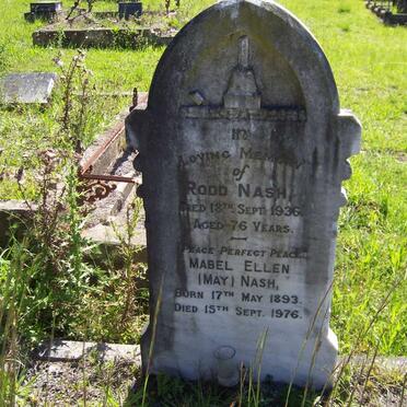 NASH Rodd -1936 &amp; Mabel Ellen MAY 1893-1976