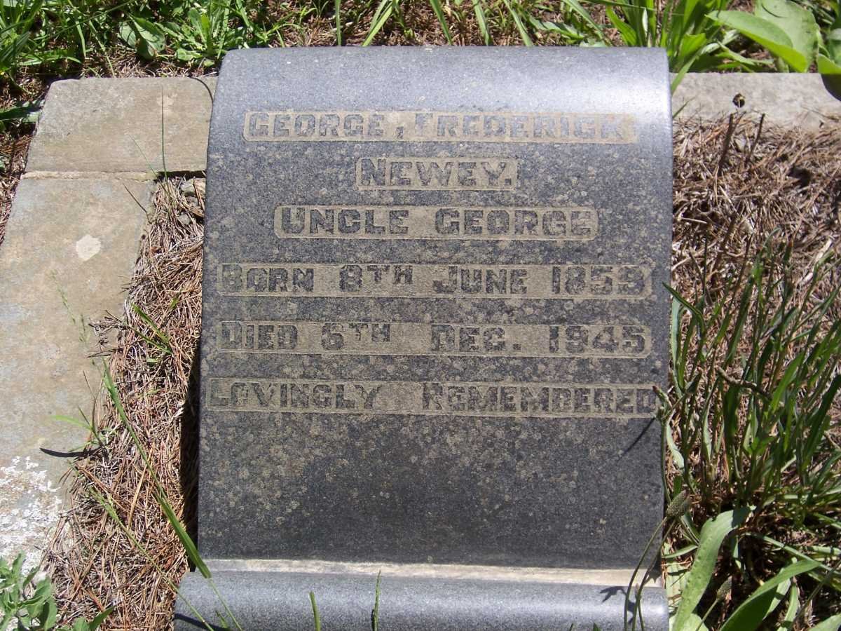 NEWEY George Frederick 1859-1945